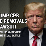 trump cpb board removals lawsuit