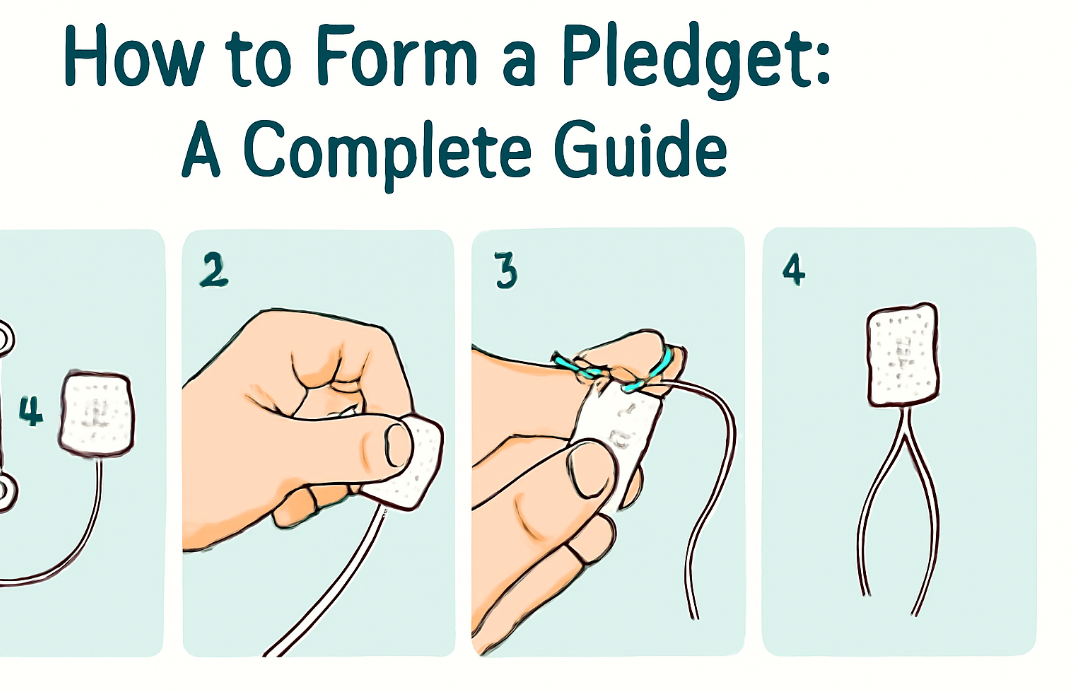 how to form a pledget